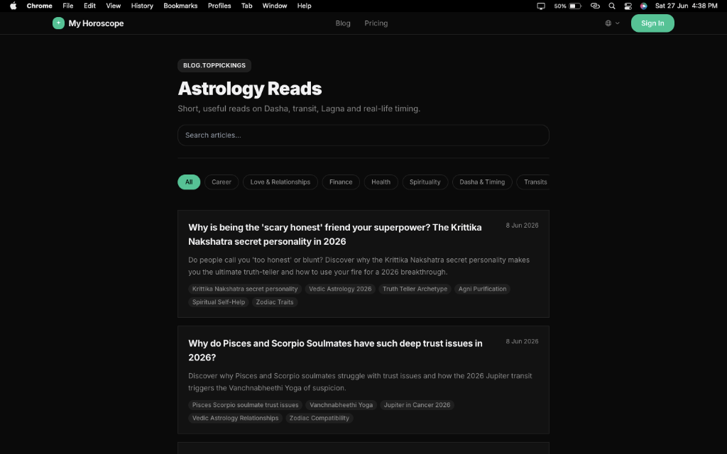 Astrology Reads Blog Hub